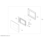 Схема №3 5MA36700 с изображением Дверь для микроволновки Bosch 00774053