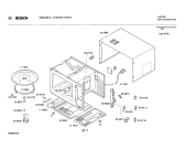 Схема №3 0750491130 HMG660A с изображением Панель для микроволновки Bosch 00085824