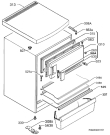 Схема №1 S71701TSX0 с изображением Корпусная деталь для холодильной камеры Aeg 2064289578