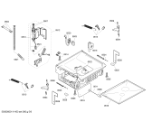 Схема №5 SGI53E42EU с изображением Передняя панель для электропосудомоечной машины Bosch 00447836