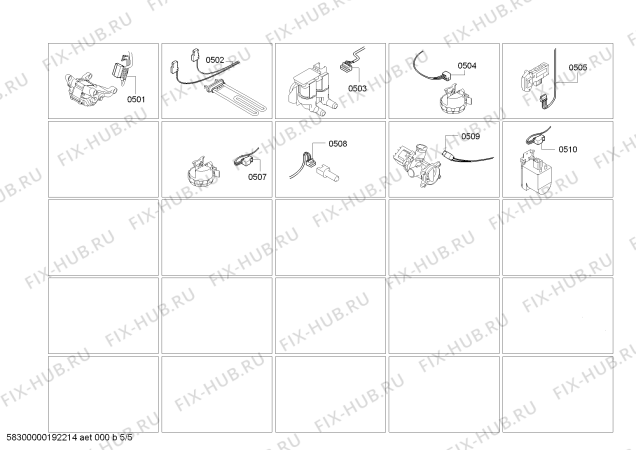 Схема №4 WLG51SH00R с изображением Кабель для стиралки Bosch 00633757