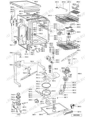 Схема №2 ADP 6940 IXM с изображением Панель для посудомоечной машины Whirlpool 481245372654