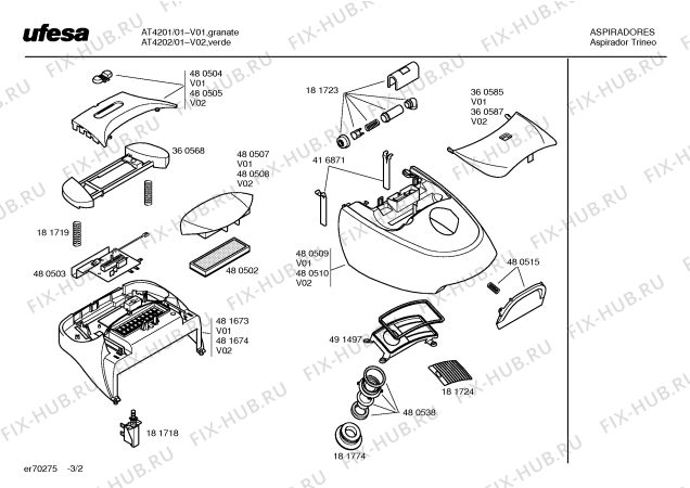 Схема №3 AT4202 с изображением Передняя часть корпуса для холодильника Bosch 00480510