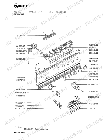 Схема №9 195304266 1036.51CSM с изображением Ручка для плиты (духовки) Bosch 00109329