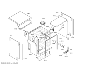 Схема №5 SGS55M12EP с изображением Панель управления для посудомойки Bosch 00448038