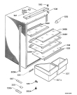 Схема №2 SC71440-4I с изображением Полка для холодильной камеры Aeg 2270036052