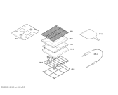 Схема №5 BO441411 с изображением Каталитическая панель для плиты (духовки) Bosch 00664248