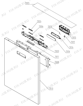 Взрыв-схема посудомоечной машины Asko DBI8557.S (729108, DW40.2) - Схема узла 06