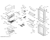 Схема №4 KGN57AL24N с изображением Дверь для холодильника Bosch 00715003