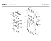 Схема №3 KS29V00 с изображением Внешняя дверь для холодильной камеры Siemens 00231327