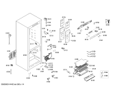 Схема №4 KGN57X40IL с изображением Дверь для холодильника Bosch 00249924