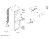 Схема №3 KGV39X35 с изображением Дверь для холодильной камеры Bosch 00245018