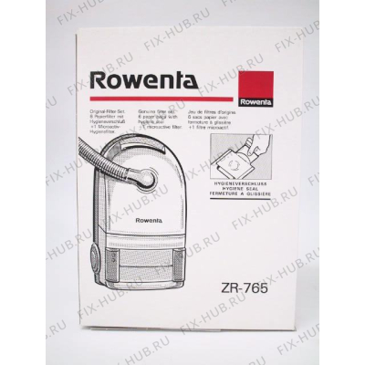 Мешочек для мини-пылесоса Rowenta ZR765 в гипермаркете Fix-Hub