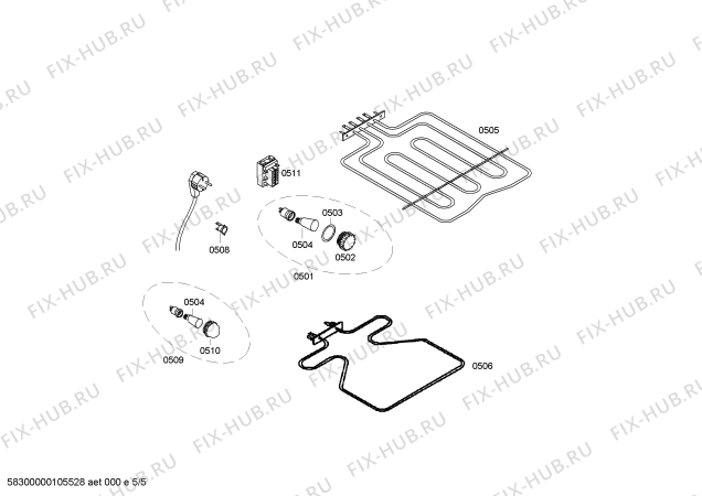 Схема №4 HSS122020I с изображением Стеклокерамика для плиты (духовки) Bosch 00242571