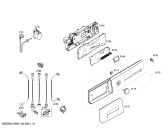 Схема №5 WM14E320 E 14.32 с изображением Панель управления для стиралки Siemens 00667103