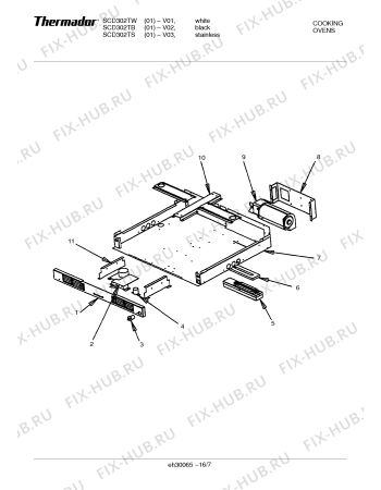 Схема №14 SCD302TW с изображением Программатор для электропечи Bosch 00368760