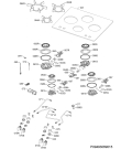Схема №1 PVF750UON с изображением Пламярассекатель для плиты (духовки) Electrolux 8071267028