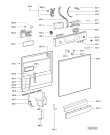 Схема №2 ADP 6838 WH с изображением Обшивка для посудомоечной машины Whirlpool 480140100108