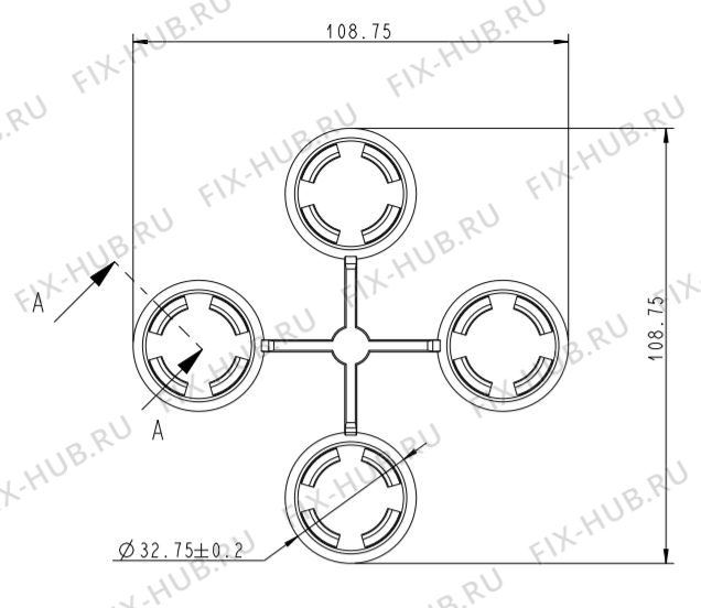 Большое фото - Зажим для стиральной машины Indesit C00510046 в гипермаркете Fix-Hub