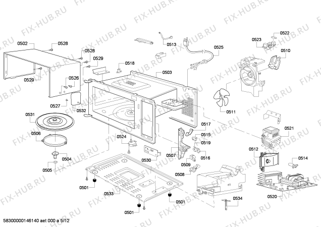 Схема №12 MEMCW301ES с изображением Панель для духового шкафа Bosch 00682839