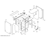 Схема №6 SGI56E35EU с изображением Панель управления для электропосудомоечной машины Bosch 00668151