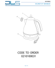 Схема №1 KBOV2000.GR с изображением Цоколь для чайника (термопота) DELONGHI 7321010948