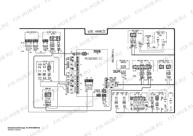 Взрыв-схема стиральной машины Electrolux EWF1487 - Схема узла Control 113
