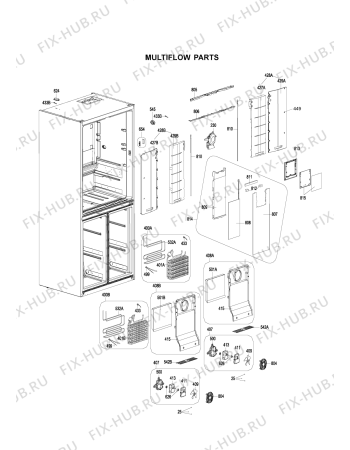 Схема №5 WMD 4001 X с изображением Другое для холодильной камеры Whirlpool 482000019183