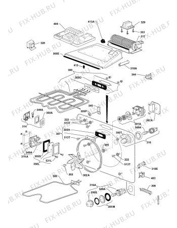 Взрыв-схема плиты (духовки) Therma BOK D.2 ST CN - Схема узла Functional parts