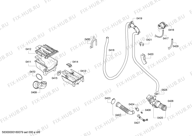 Схема №5 WAQ24440BY с изображением Панель управления для стиралки Bosch 00702821