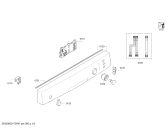 Схема №4 SMS40E82IL, AquaStop made in Germany с изображением Передняя панель для электропосудомоечной машины Bosch 00746067