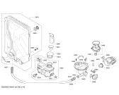 Схема №4 S51E50X1EU с изображением Передняя панель для посудомоечной машины Bosch 00705751