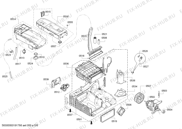 Схема №6 WT66B211OE TBD с изображением Металло-бумажный конденсатор для сушильной машины Bosch 00636485