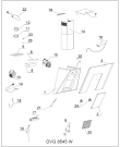 Схема №1 DVG8545W (304619) с изображением Покрытие для вентиляции Gorenje 518134