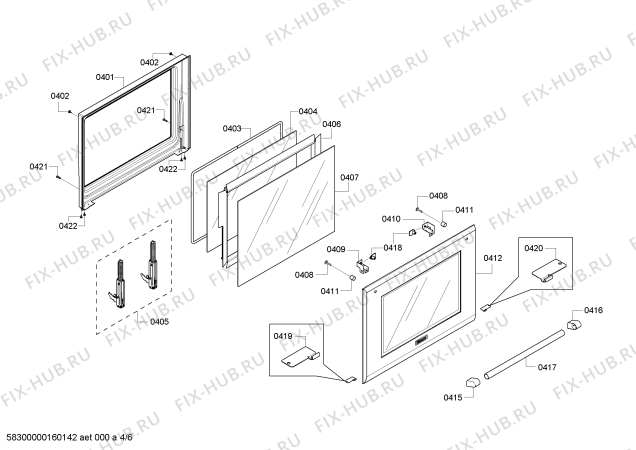 Схема №5 PODM301 с изображением Интерфейс для плиты (духовки) Bosch 00685322