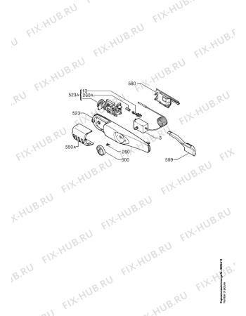 Взрыв-схема холодильника Aeg S2642-1I - Схема узла Refrigerator electrical equipment