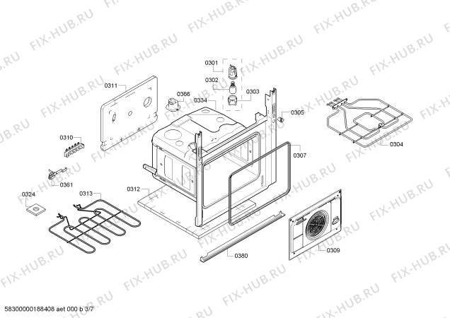 Схема №6 PHCB154K55 с изображением Ручка управления духовкой для плиты (духовки) Bosch 00637191