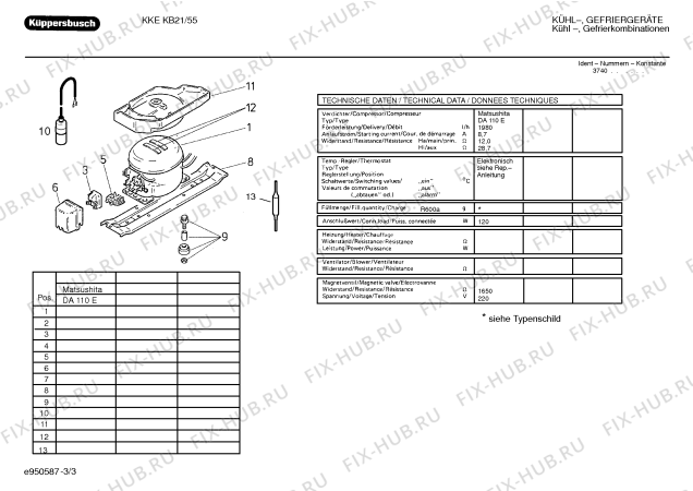 Схема №3 KKEKB21 с изображением Инструкция по эксплуатации для холодильной камеры Bosch 00521970