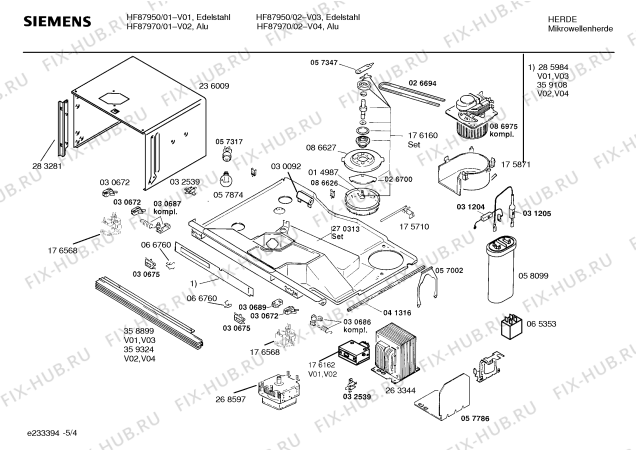 Схема №4 HF85951CH с изображением Кулинарная книга для микроволновой печи Siemens 00526425