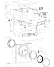 Схема №2 CARE7080N с изображением Модуль (плата) для стиральной машины Whirlpool 481010651197