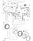 Схема №2 AWO/D 7150 с изображением Обшивка для стиралки Whirlpool 480111100646