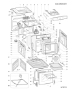 Схема №1 FD6371CHHA (F078363) с изображением Панель для плиты (духовки) Indesit C00294421