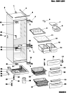 Схема №4 HME35 (F035191) с изображением Поверхность для холодильника Indesit C00117126
