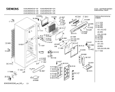 Схема №3 KS40U600NE с изображением Дверь для холодильника Siemens 00216845