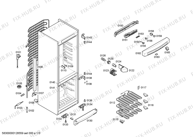 Схема №3 KG33V390 с изображением Дверь для холодильника Siemens 00243259