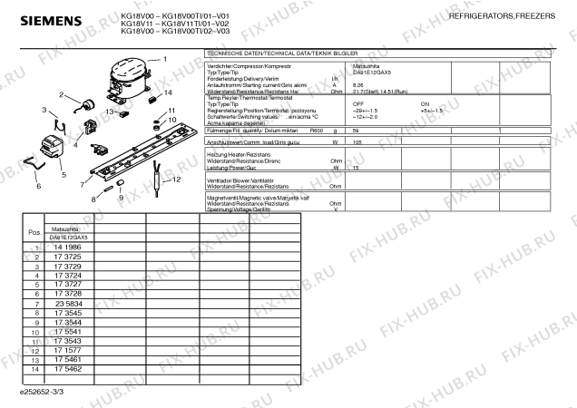 Схема №2 KG18V11TI с изображением Дверь для холодильника Siemens 00236309