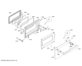 Схема №5 HBC83K553 с изображением Фронтальное стекло для электропечи Bosch 00770853