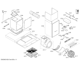 Схема №1 DKS958BTI Bosch с изображением Вентиляционный канал для вытяжки Bosch 00707068