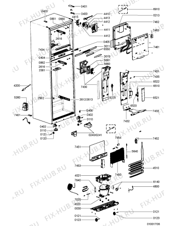 Схема №2 KDNA 4000 с изображением Фитинг для холодильника Whirlpool 481244229313