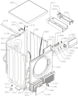 Схема №4 D754BJR (412642, SP10/220) с изображением Декоративная панель для стиральной машины Gorenje 412927
